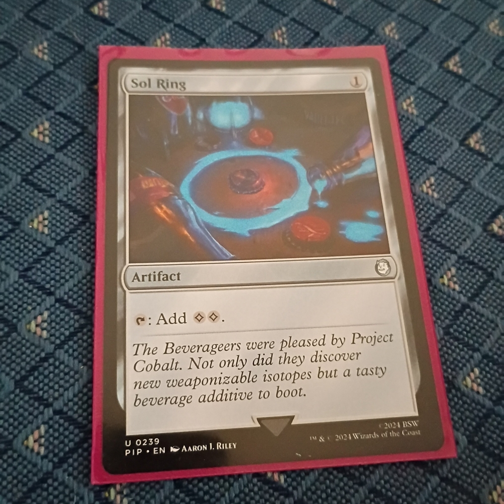 Sol Ring Card Game Accessory - Pink